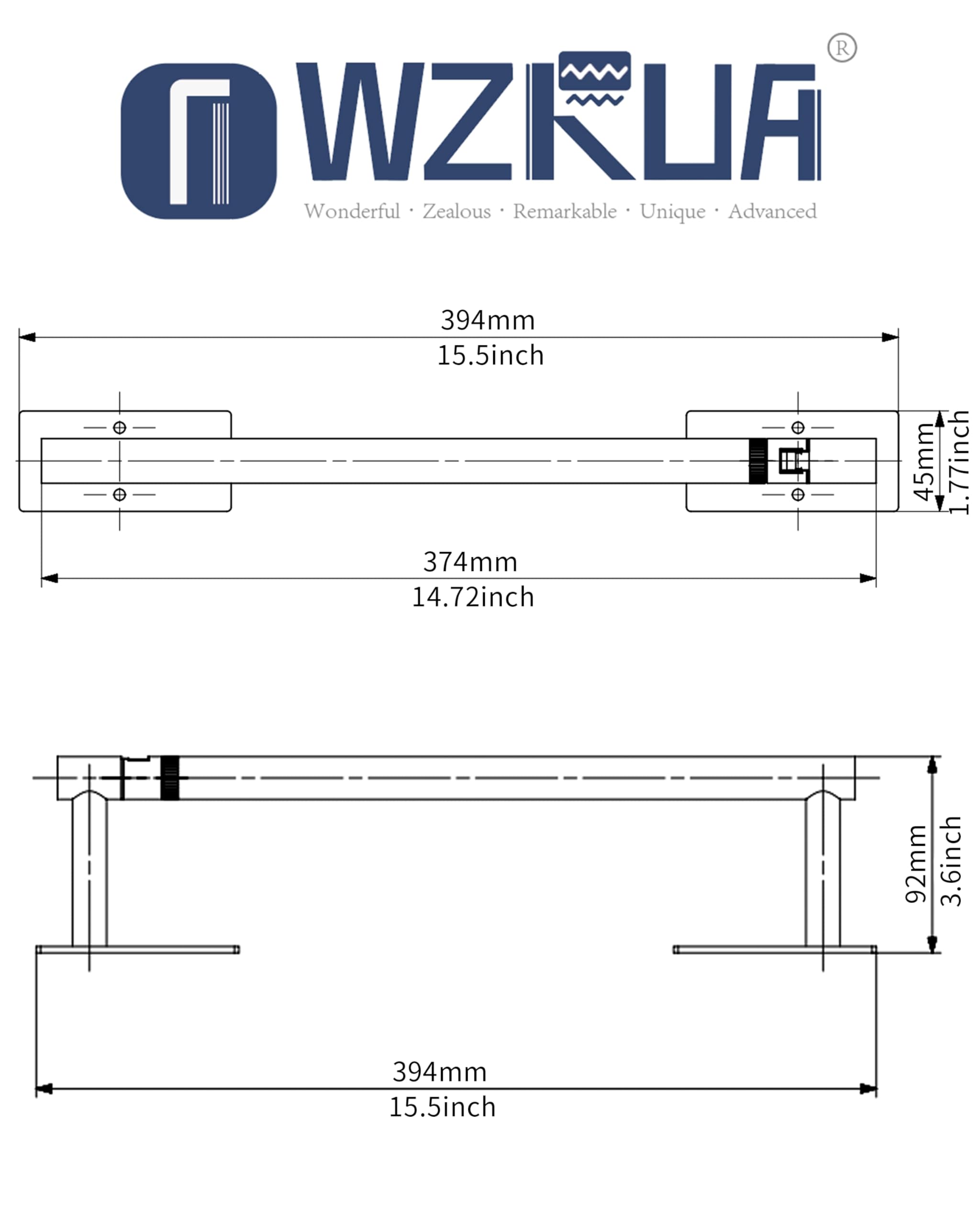 Portarrollos de cocina dorado para debajo del gabinete, autoadhesivo o montado en la pared, soporte giratorio de doble poste de acero inoxidable para rollo de cocina (base cuadrada)