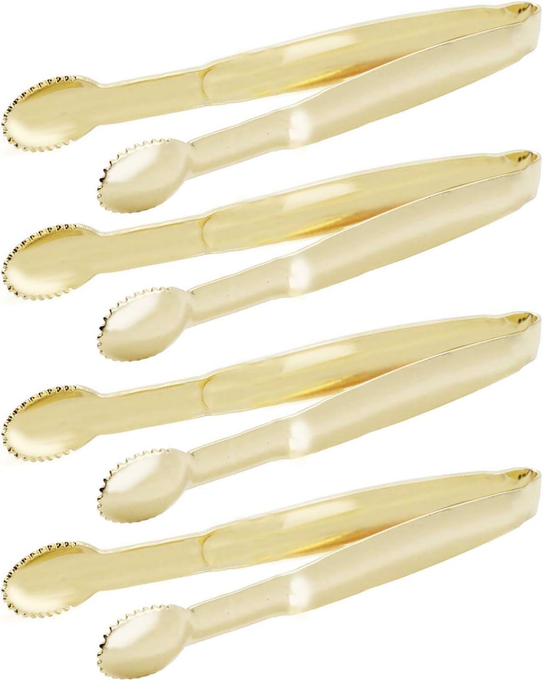 HINMAY 5" Mini Tongs (Gold)