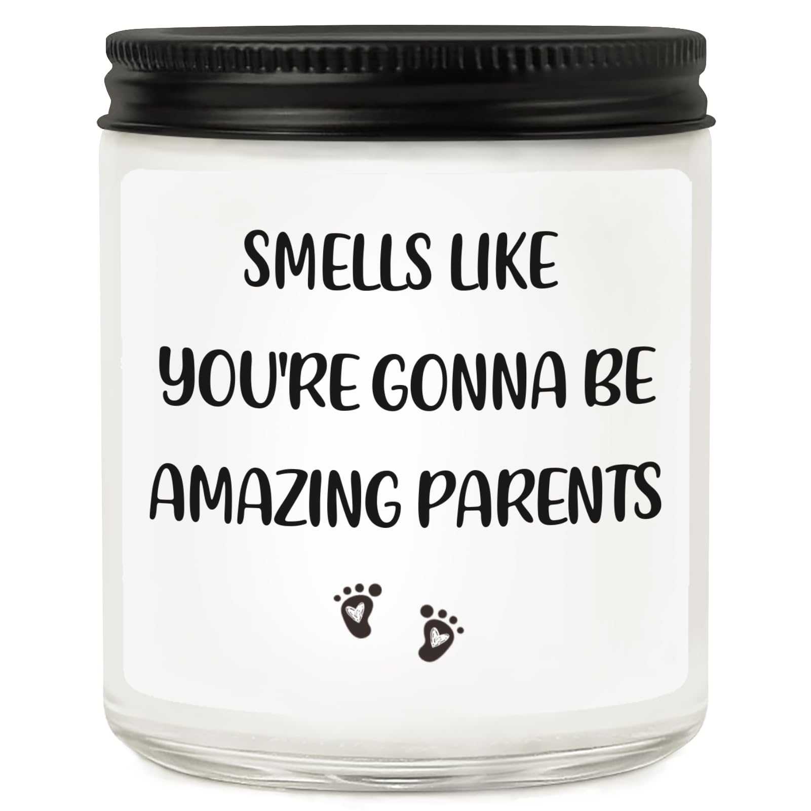 Geschenkset für frischgebackene Eltern, Kerze für werdende Mama und Papa