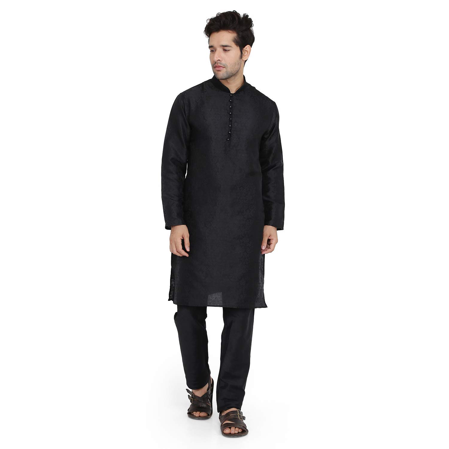 royal kurta Men's Silk Kurta Pyjama Set-picture-38