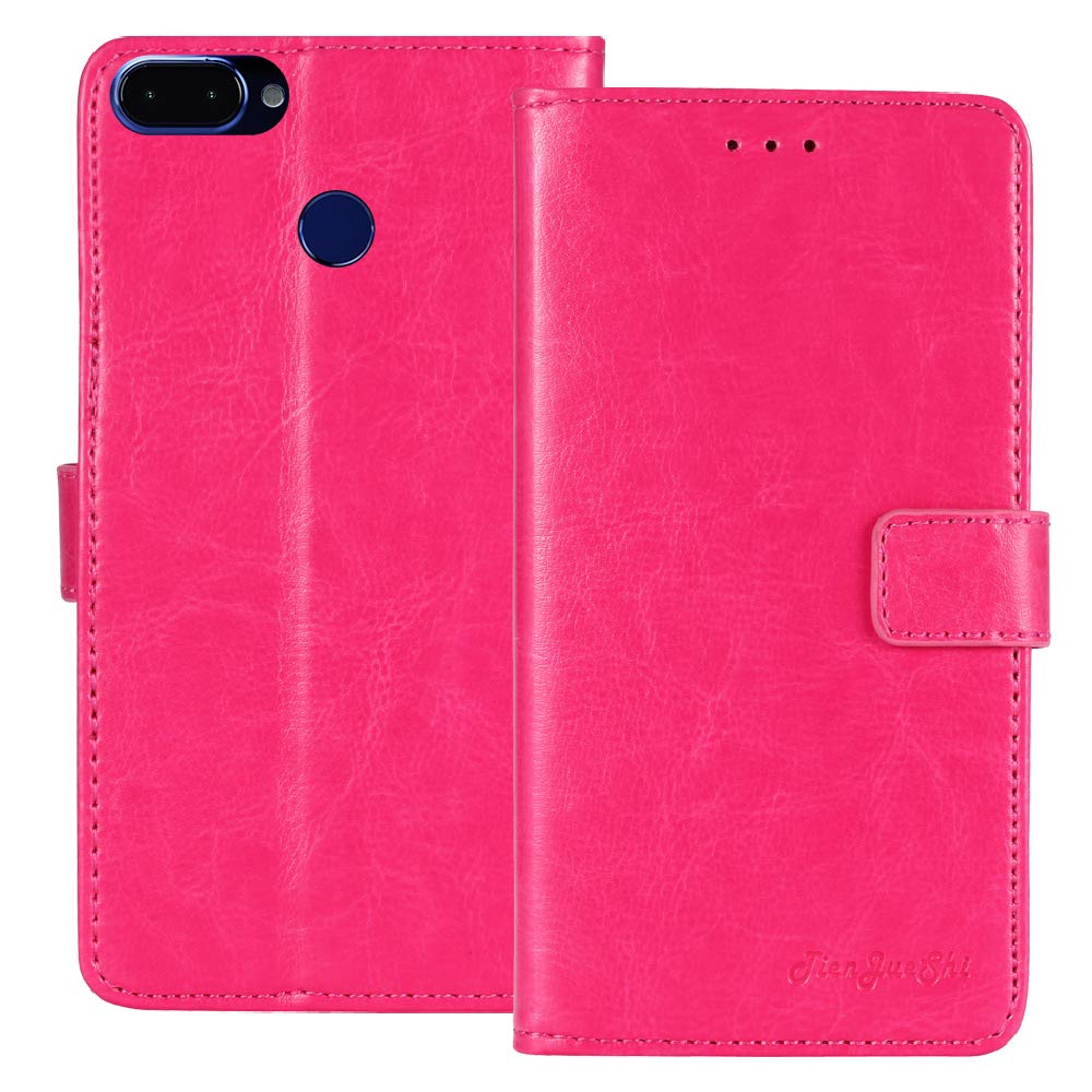 TienJueShi Rosa Book Stand Retro Business Flip Leather Protector Phone Case For ROKiT IO Pro 3D 5.9 inch Cover Etui Wallet