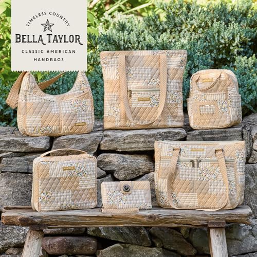 Image of Bella Taylor Simple Crossbody, Quilted Handbag for Women