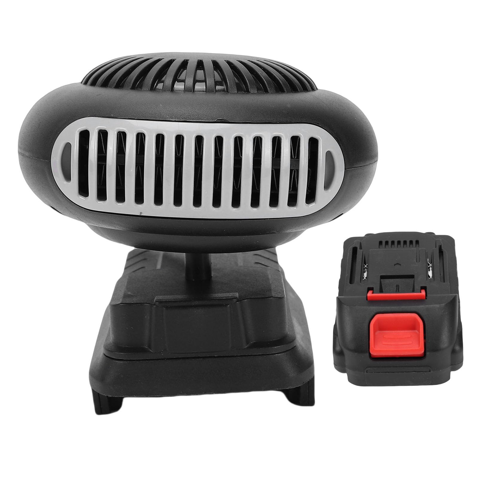 Fockety Calentador de Espacio Portátil con Batería, Descongelador de Ventana de Coche Recargable de 170 W con ángulo Ajustable, Calentador de Espacio Inalámbrico para Coches, Oficina