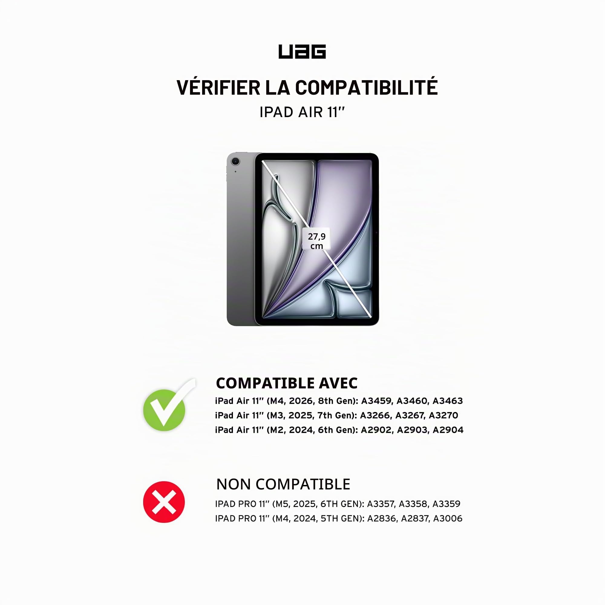 Urban Armor Gear Metropolis SE Coque iPad Air 11