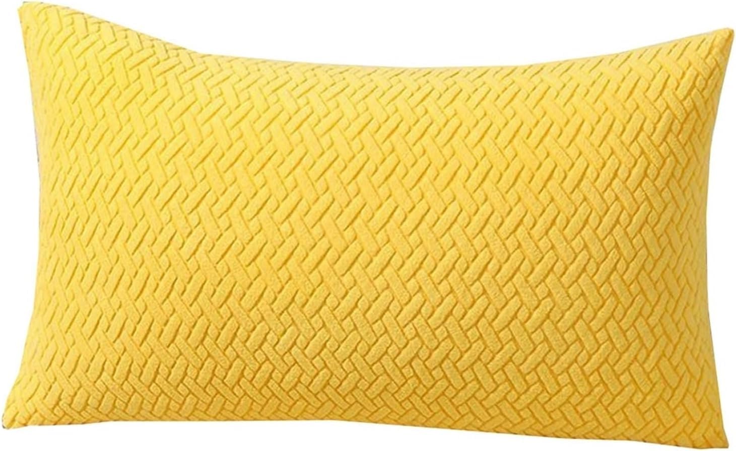 Housse de coussin de canapé extensible en coton respirant 60x70 cm