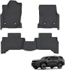 Auxko All Weather Floor Mats Fit for 2025 Toyota 4Runner 5-Seater Gasoline Not Hybrid Version TPE Liners Accessories Odorless Anti-Slip Floor Liners & Cargo Liners for 2025 Toyota 4 Runner