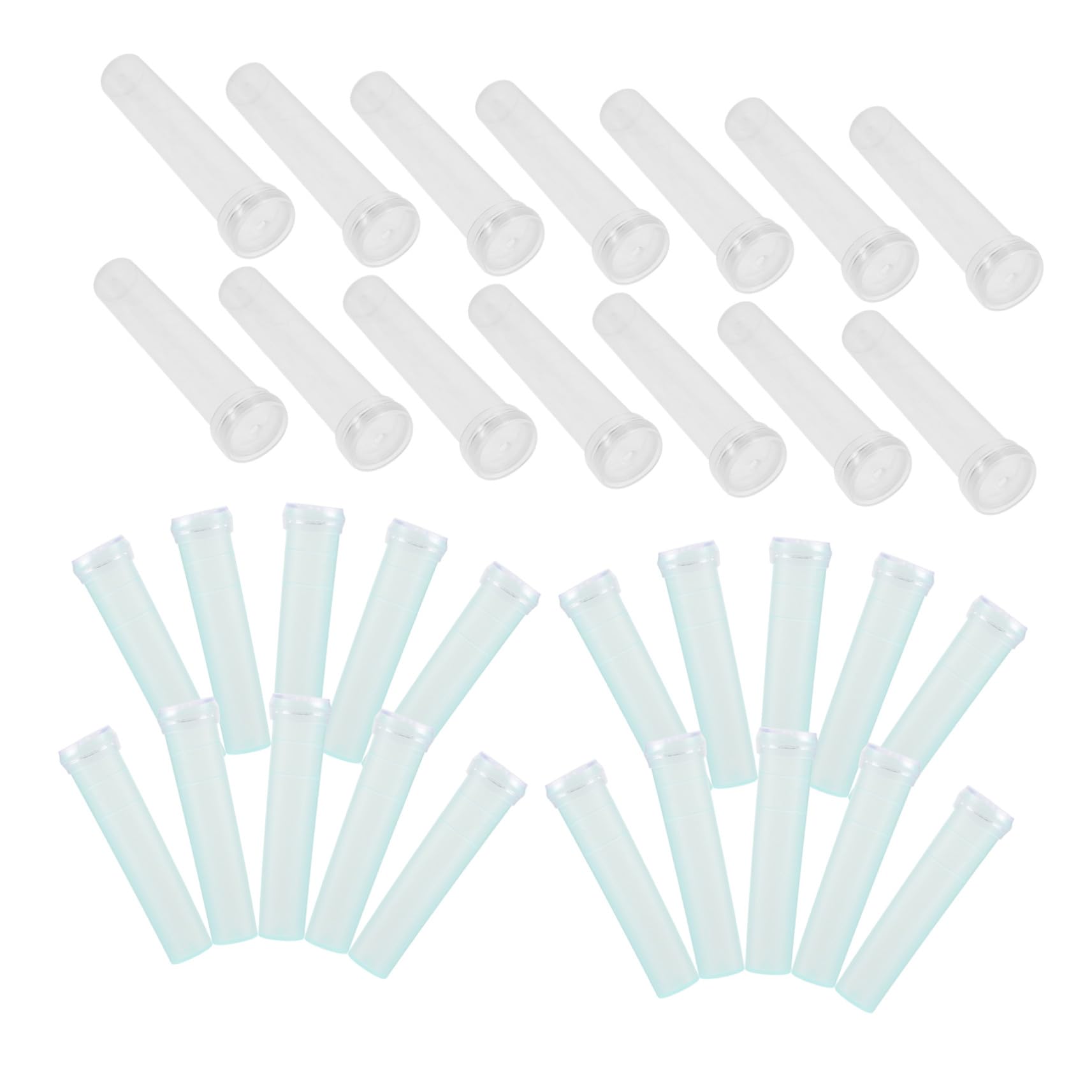 Tubes à eau pour fleurs fraîches avec bouchon étanche flacons transparents Mipcase