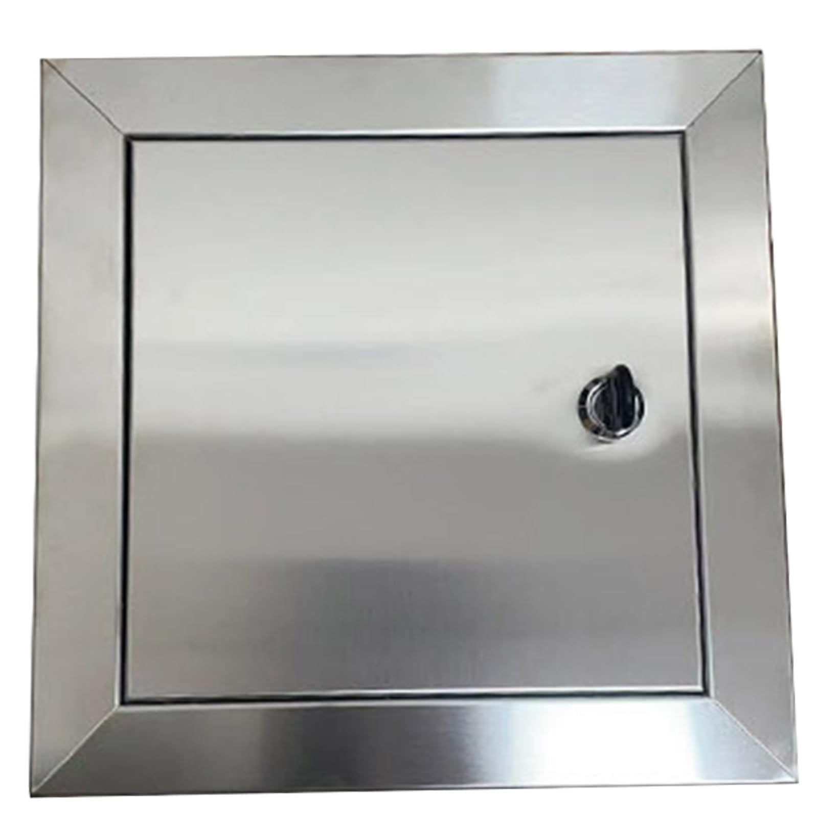 Pannello impermeabile per porta di accesso, in acciaio inox, per ufficio, cantina e soffitte, diverse dimensioni: 10 x 20 cm, 15 x 15 cm, 20 x 35 cm, 30 x 45 cm, 40 x 60 cm, 55 x 55 cm, 60 x 60 cm, 35