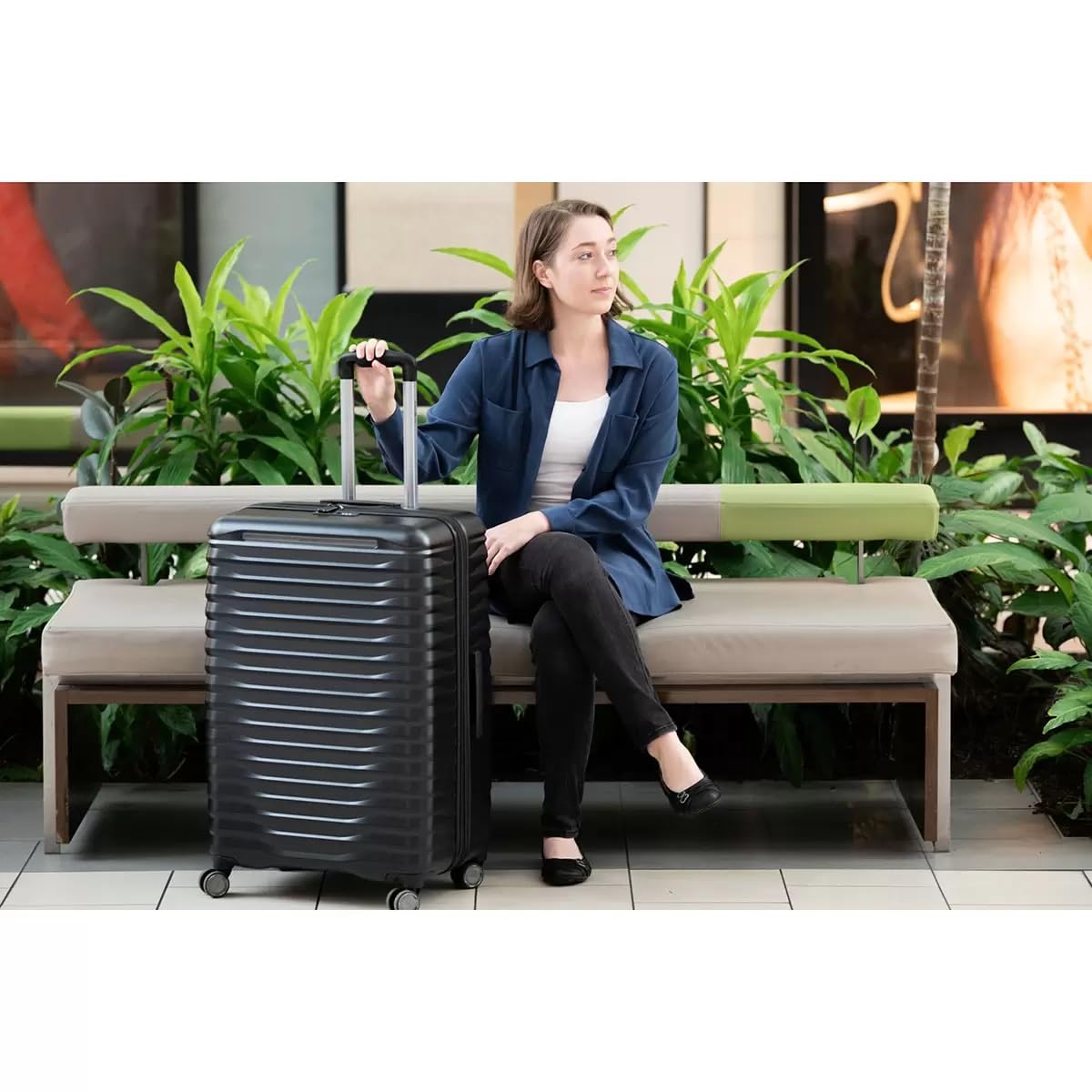 Samsonite Element - Set di valigie rigide, 2 pezzi, colore: Nero