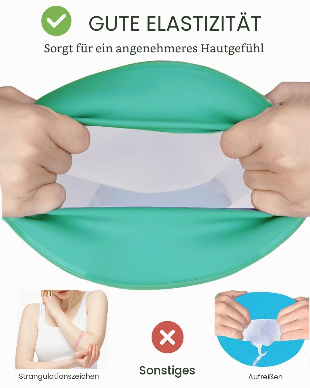 Duschschutz Arm für Erwachsene, Gipsschutz Wasserdicht Arm für Dusche, Wiederverwendbare Gipsabdeckung, Weicher Bequemer Gips-Schutz für Gipsbinden, Kompressen