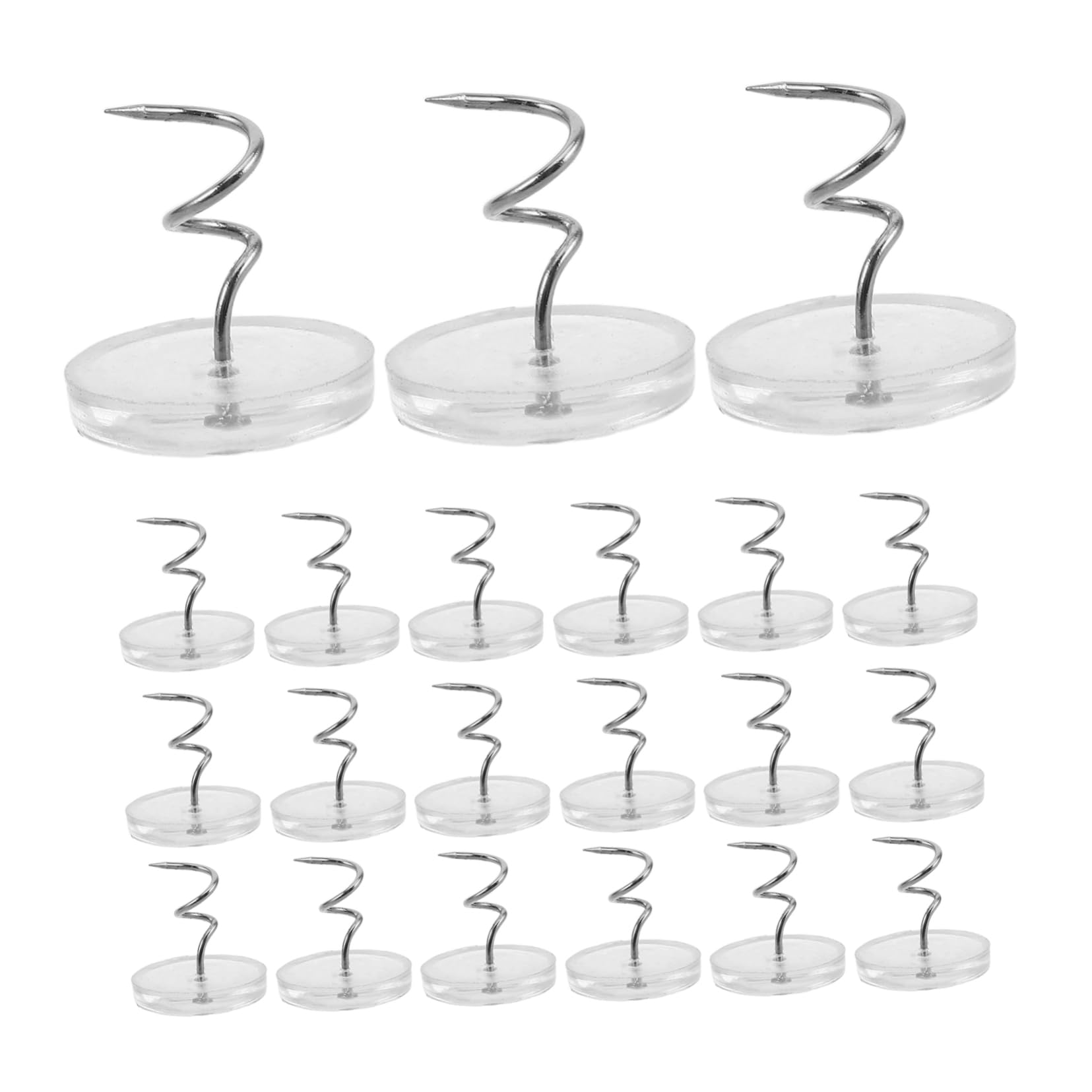 Unomor Strong Grip Bedskirt Pins Pcs Spiral Push Pins for Upholstery Flat Carpet Tacks Chair Arm Covers