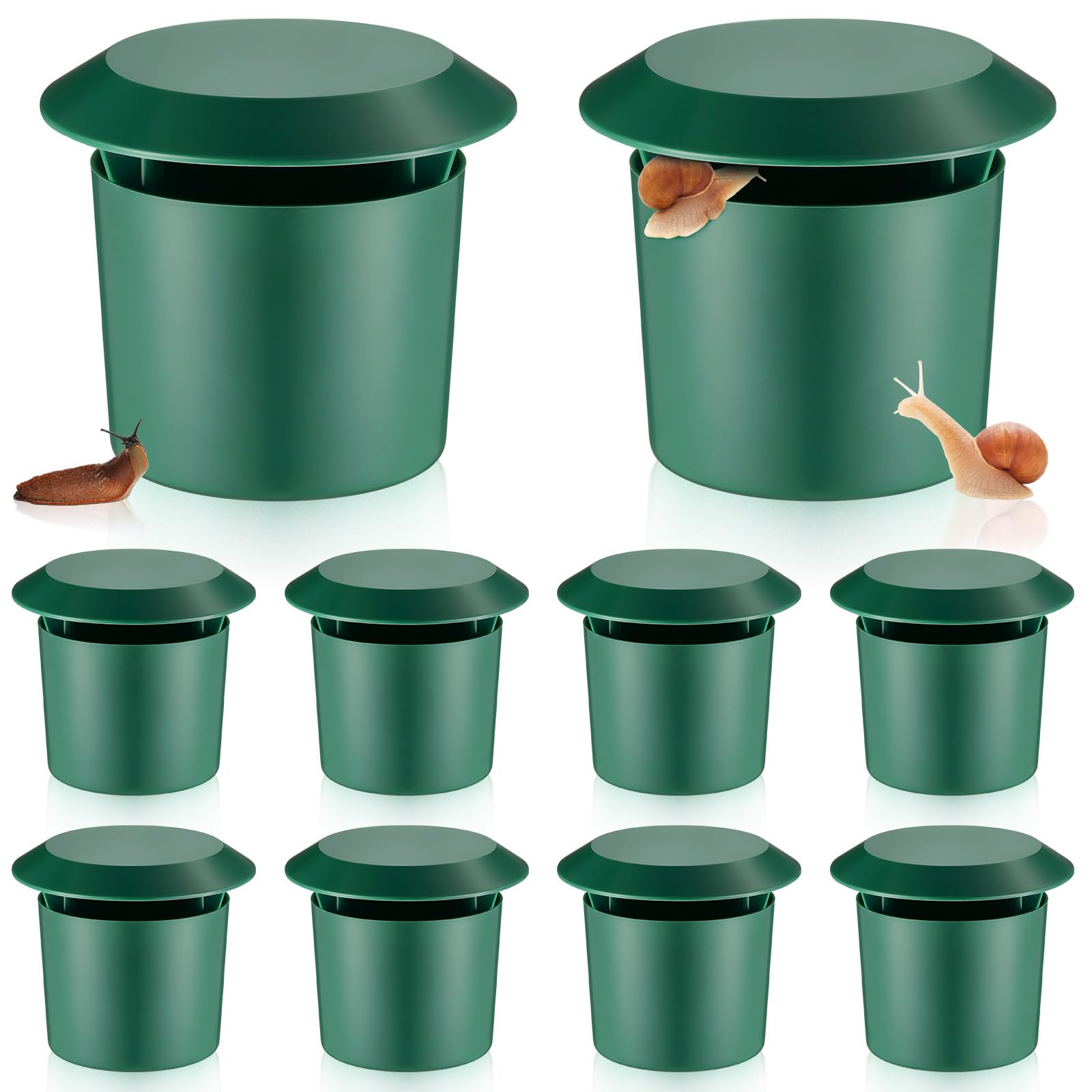 Amazon.com : Qualirey 10 Pcs Beer Slug Snail Traps 3.86 x 4.41