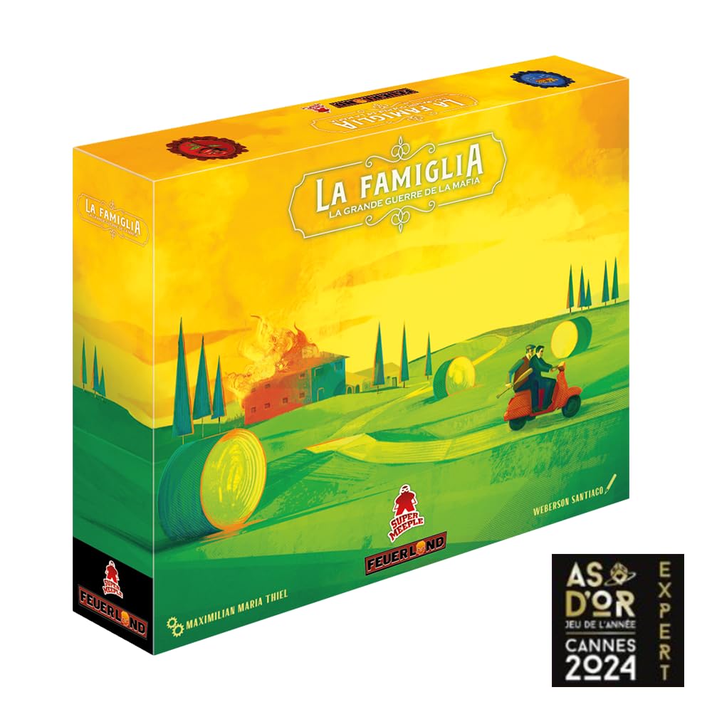 Super Meeple LA Famiglia – La Grande Guerre de la Mafia – Jeu de société – Version Française