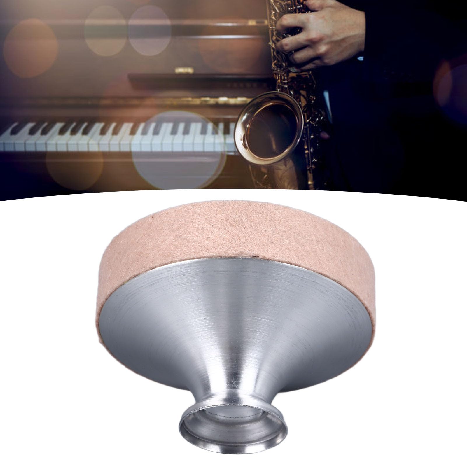 Sourdine Silencieux Saxophone Alto - Muet En Alliage D'Aluminium Pour Entraînement Discret à La Maison Sans Déranger