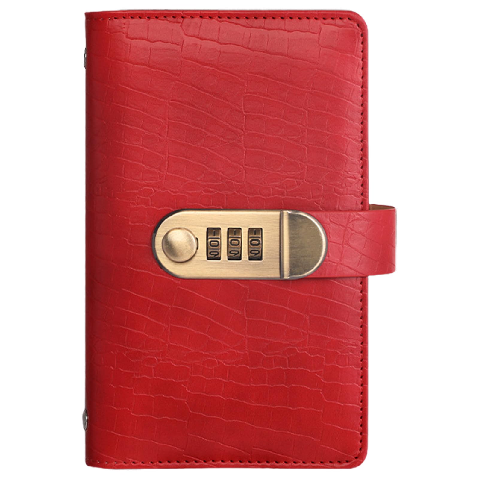 Money Saving Wallet,100 Envelope Savings Challenge with Lock,17.8×11cm,for Money Documents Ticket Collection,Both Sides can be Used, and a Total of 100 can be Placed(Red-Style 2)