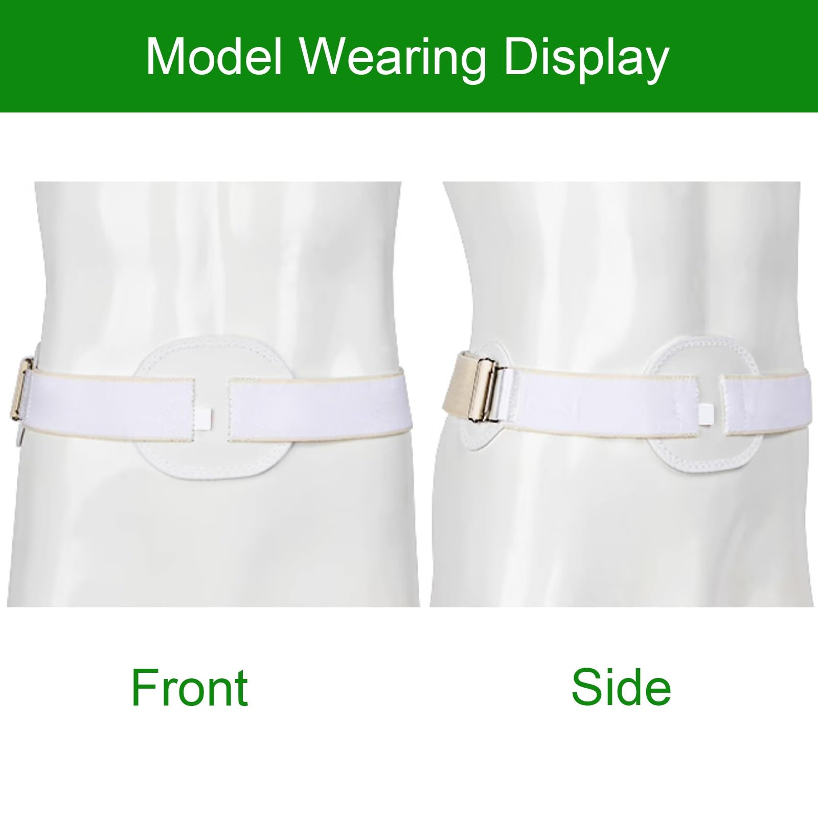 Fascia Ernia Ombelicale con Terapia Magnetica per Uomo e Donne, Pancera Post Operatoria, Fascia Elastica Addominale con 3 Cuscinetti di Compressione Rimovibili(Large)