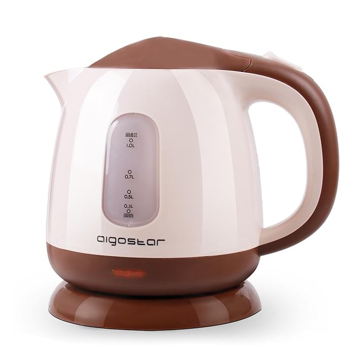 Buy Aigostar Romeo Mini Electric Tea Kettle, BPA Free, 1.0L, 1100W, Hot Water Heater, Light
