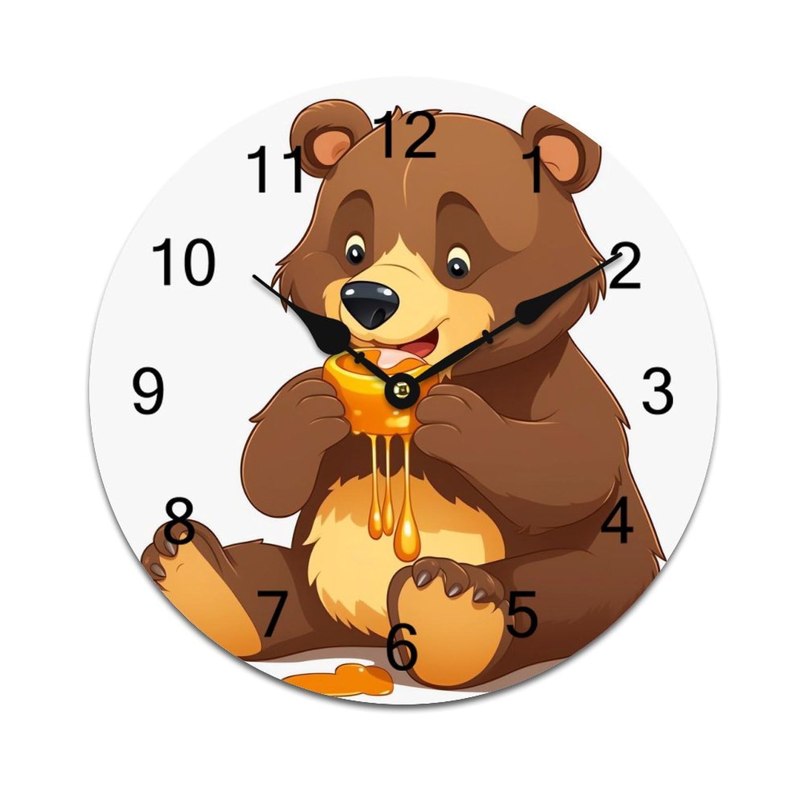 Horloge murale en PVC design élégant et épuré pour décoration intérieure salon