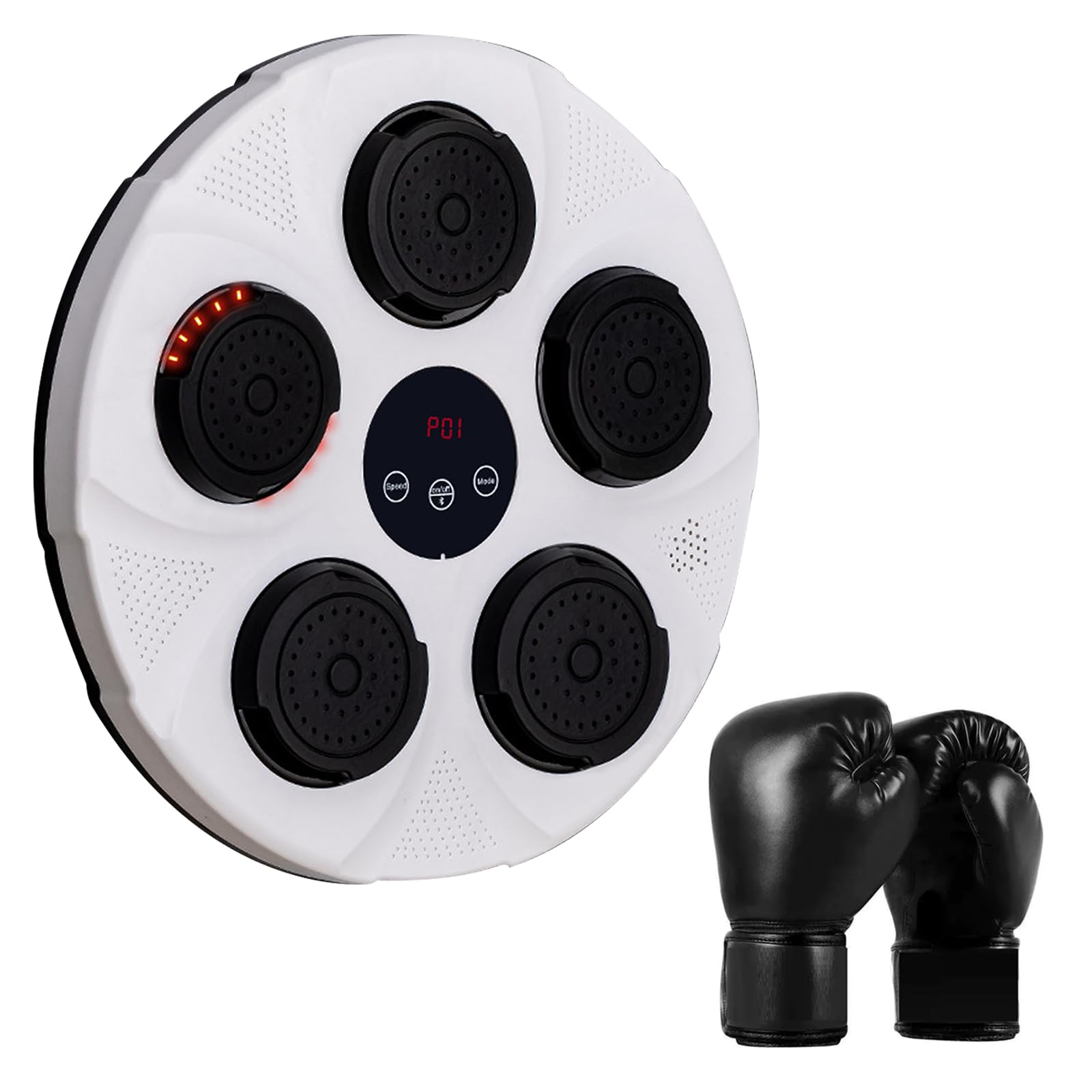 Macchina Da Pugilato Musicale Con Guantoni – Interactive Wall Target Bluetooth