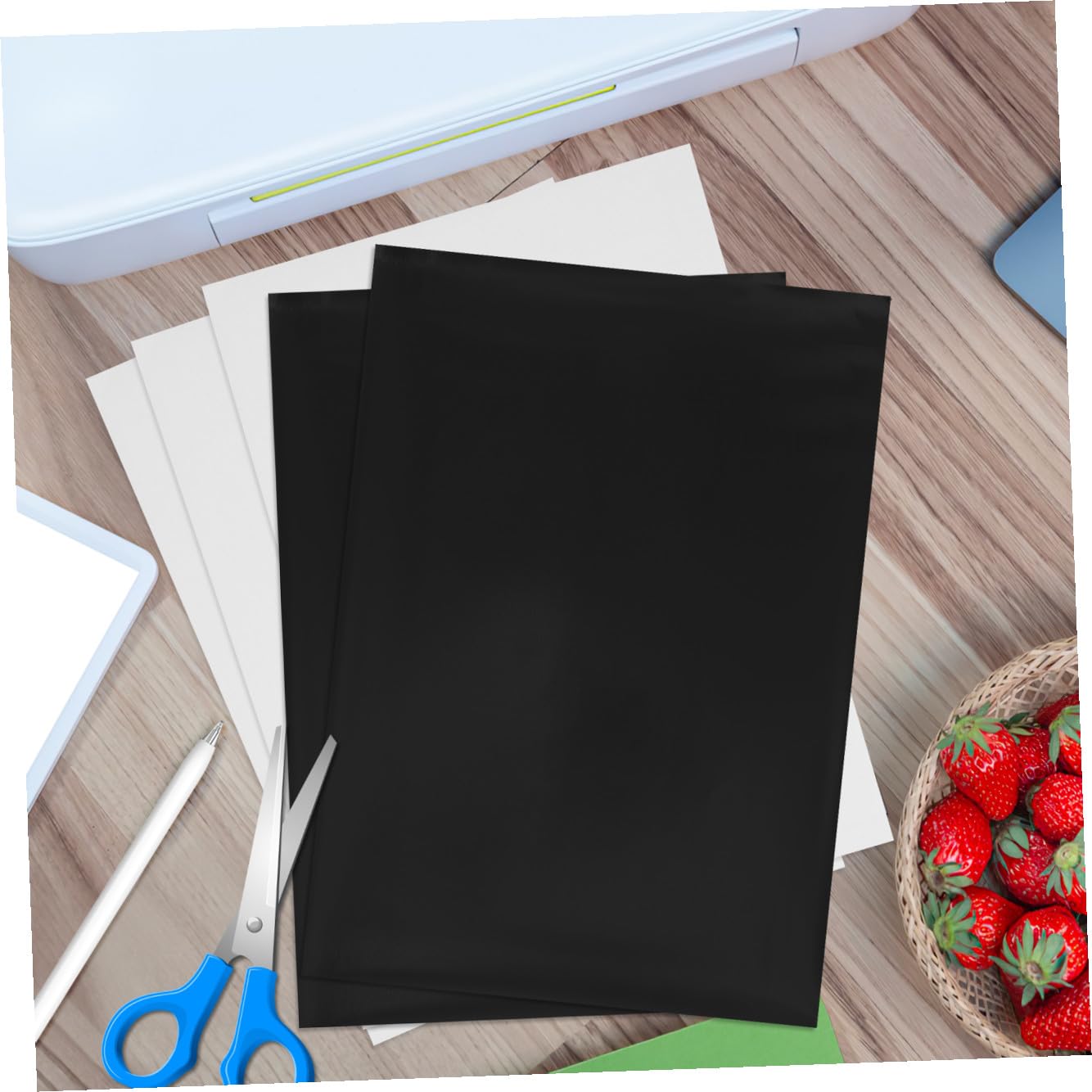 10 Hojas Magnéticas Imprimibles, A4, para Impresoras Estándar, Papel Imantado Brillante para Posters, Álbumes de Fotos y Manualidades