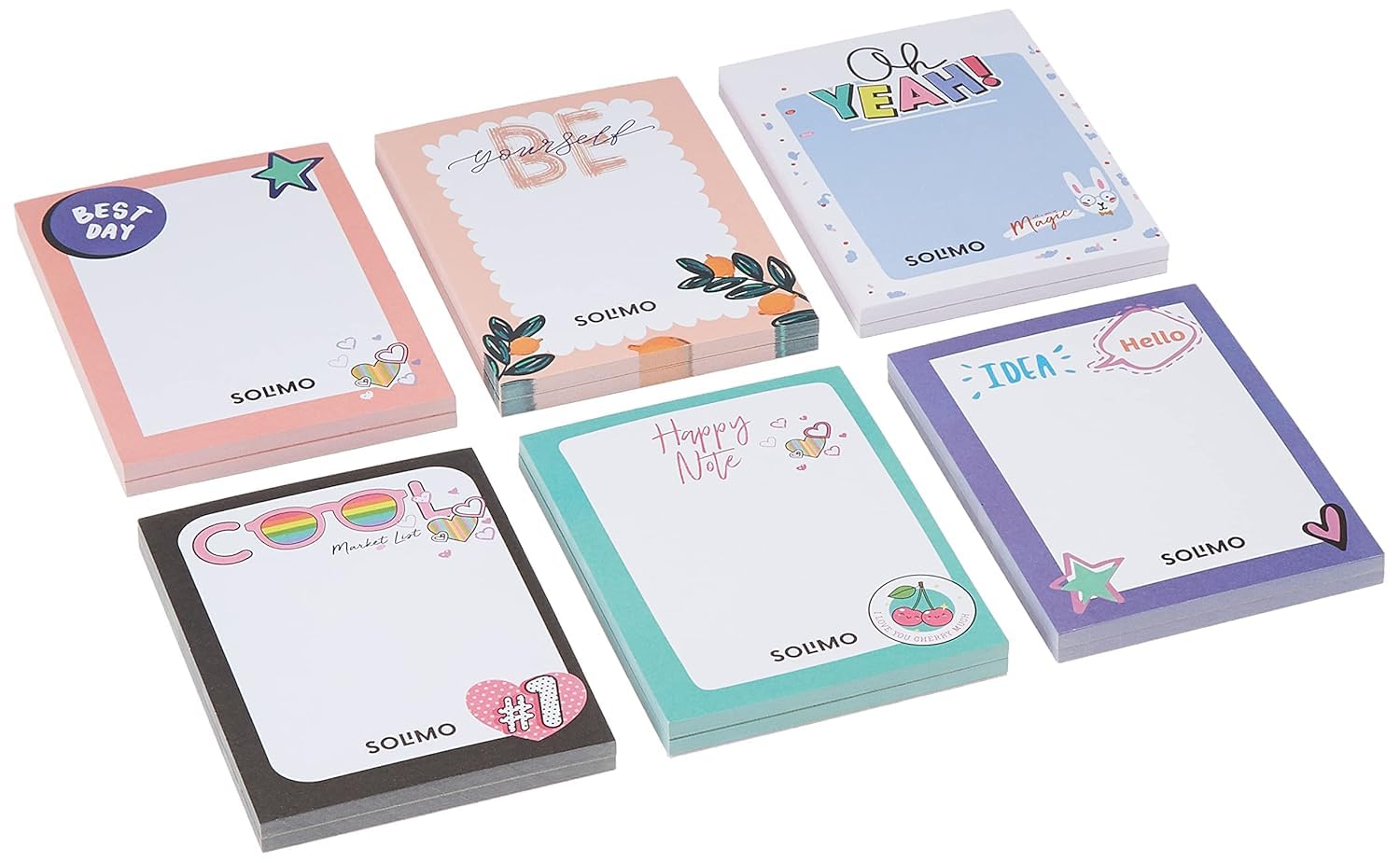 Amazon Brand - Solimo To Do List Notepad, Daily Weekly Planner for Organizing and Tracking Grocery List, Appointments, Reminders, Priorities and Notes, 4” x 5.25”, 50 Easy Tear Off sheets – Pack of 12