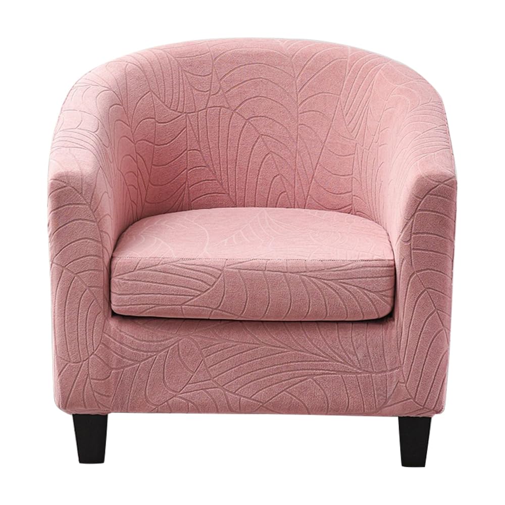 Housse de Fauteuil Chesterfield Cabriolet 2 Pièces Housses Fauteuil de Club 1 Place Housse Chaise Tullsta Cabriolet Extensible Rose