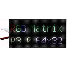 RGB Full-color LED Matrix Panel Display 64 32 Pixels for Raspberry Pi, 3mm Pitch, Onboard 2048 RGB LEDs