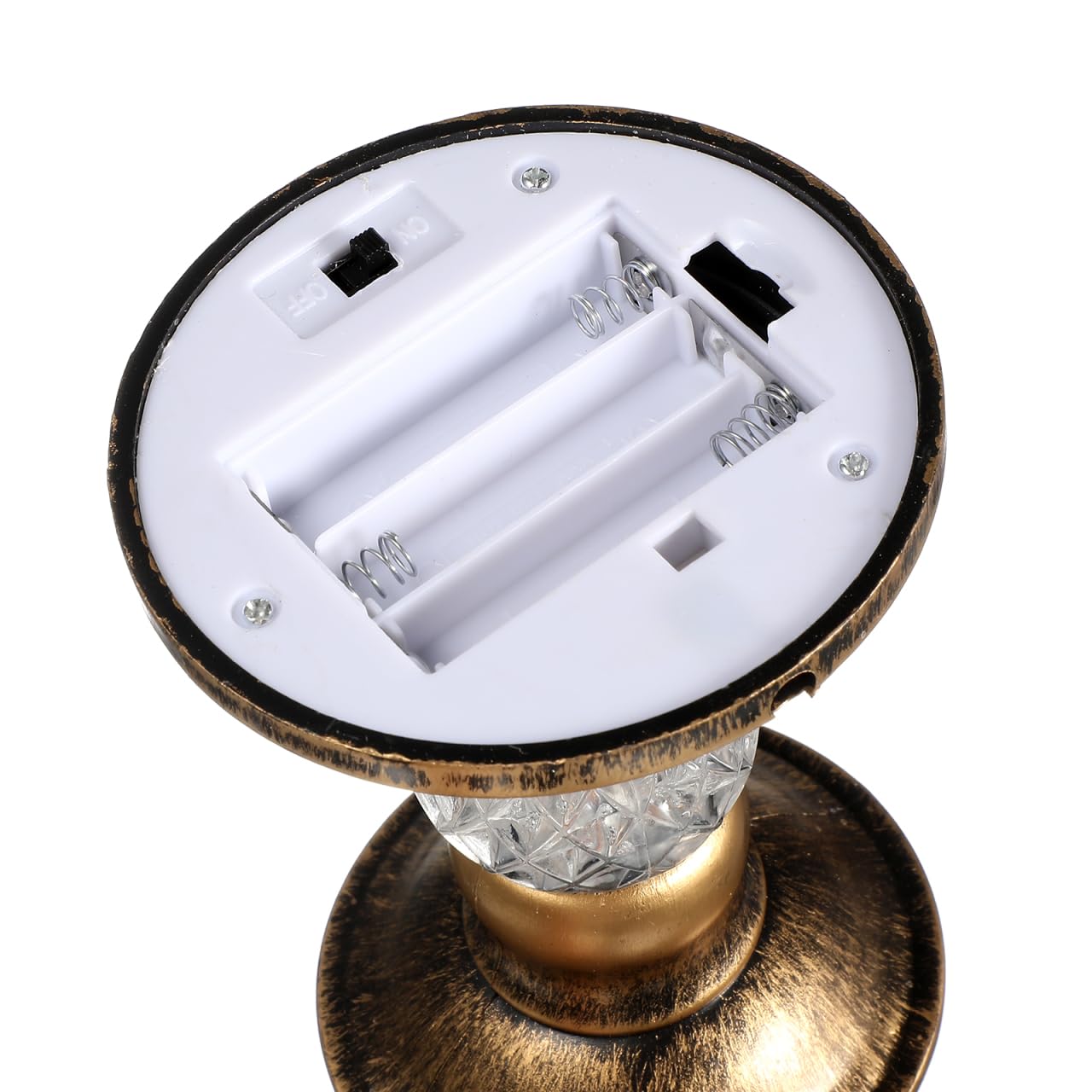 Ciieeo Weihnachts-led-kerzenlampe, Dekoratives Nachtlicht mit Spieluhr, Kristall-schneekugel-Effekt für Heim- Und Bürodekoration, USB-betrieben, Mehrfarbig
