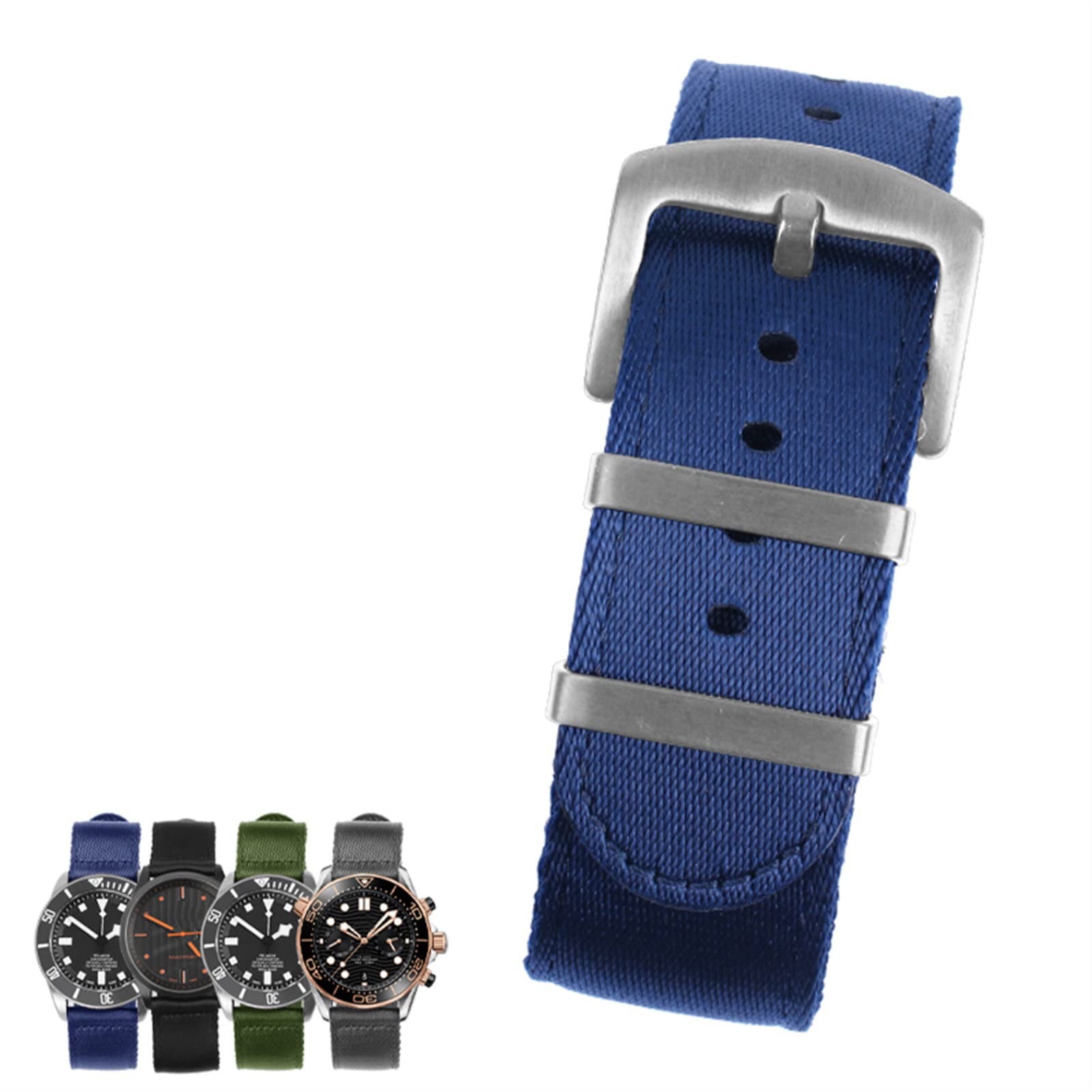 Bracelet en nylon nato pour montre de plongée et style urbain