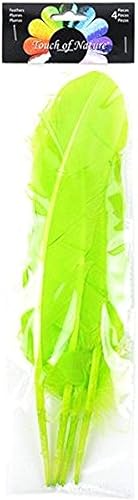 Miniatura 3 de Touch of Nature Pluma de pavo de 4 piezas para arte y manualidades, 12.25 a 13 pulgadas, azul rey