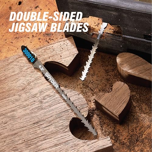 Lames de scie sauteuse Spyder pour couper le bois sans éclats des deux côtés