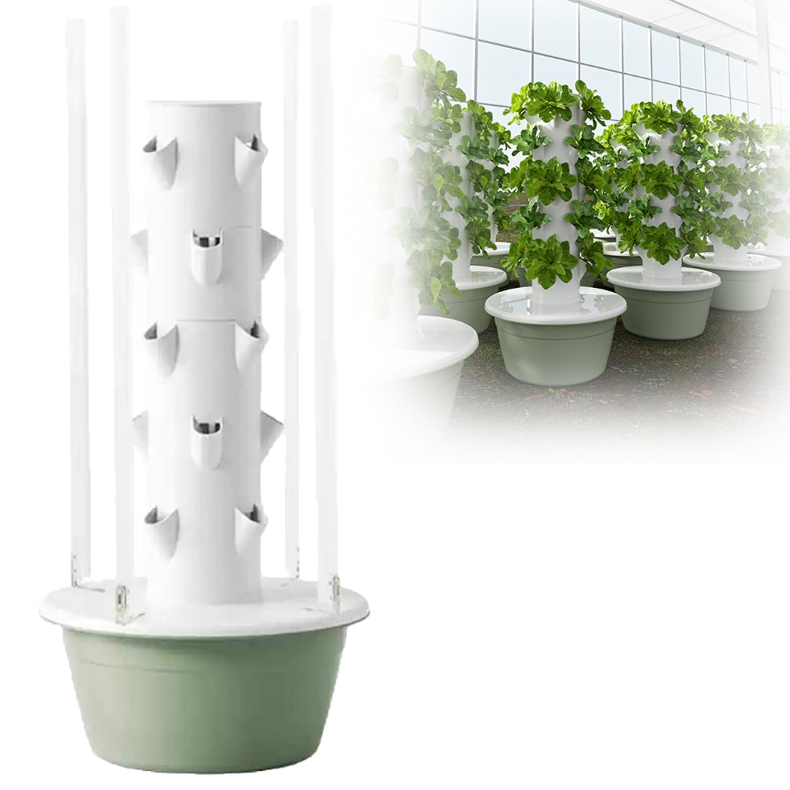 ylpddmm Hydroponics Growing System,Hydroponic Growing Kits & Systems 5Layer-Withlight