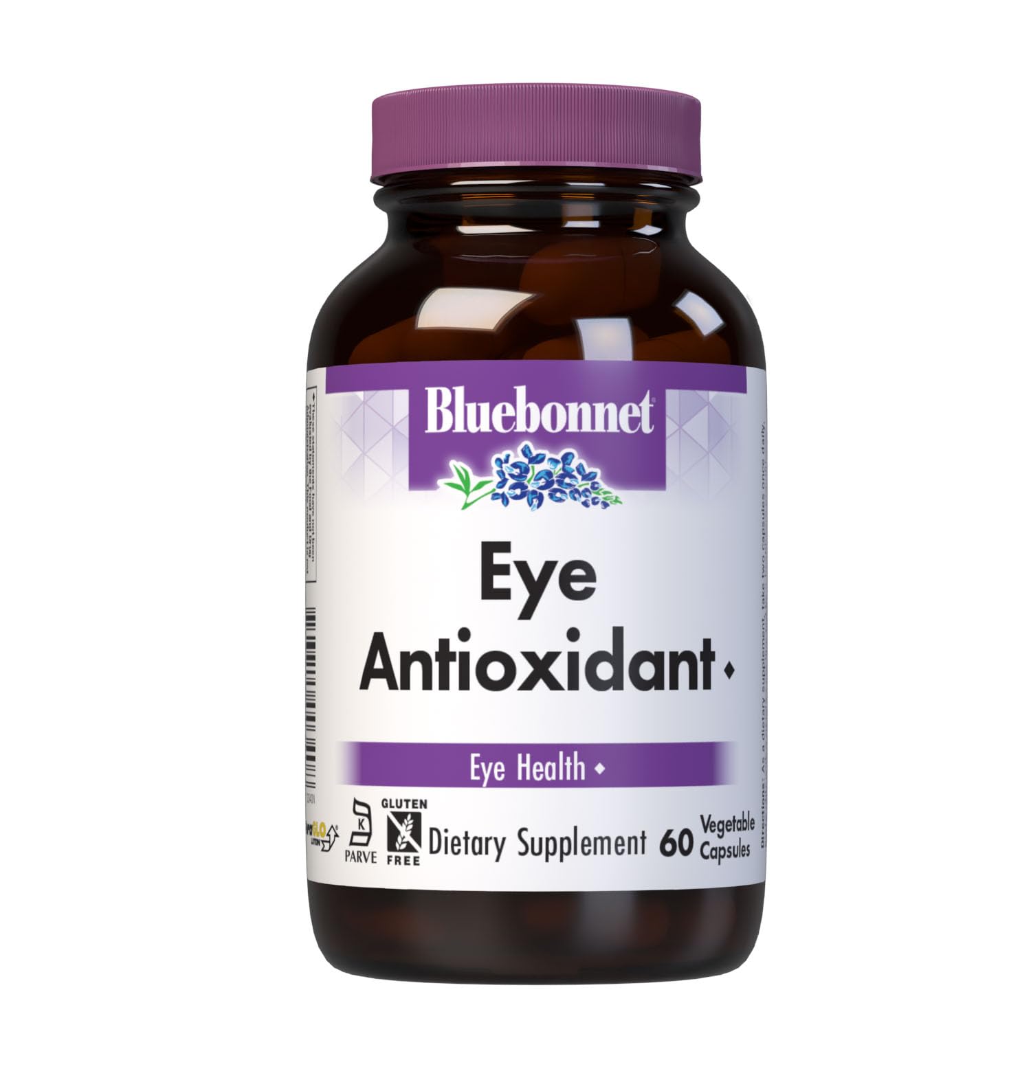 BlueBonnet Eye Antioxidant with Zeaxanthin Formula Vegetarian Capsules, 60 Count