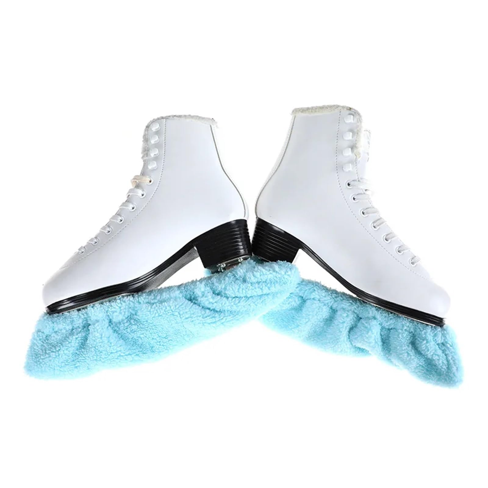 Fundas for botas de patín artístico, Protector cuchilla for sobre hielo, suave a prueba polvo for patines Hockey, tallas SML XL XXL(Pink XL EU40-42)