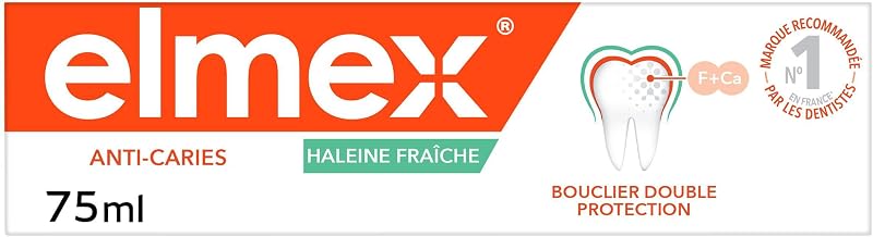 Protégez vos dents efficacement avec le dentifrice Elmex Anti-Caries ! Sa formule unique renforce l'émail, combat le tar
