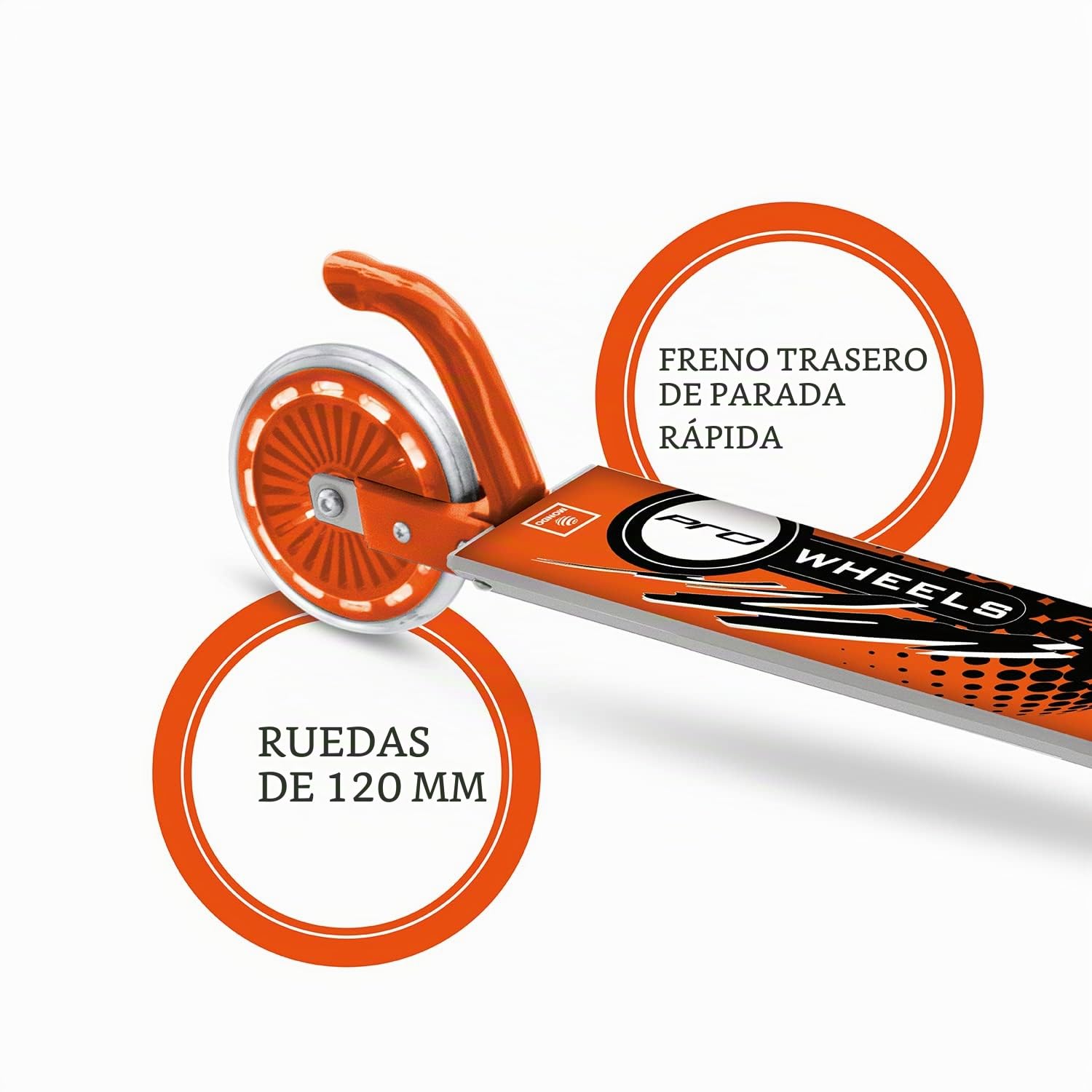 Mondo Toys - Alu Scooter MONDO PW120 - Patinete infantil de aluminio de 2 ruedas - Manillar regulable - 28009