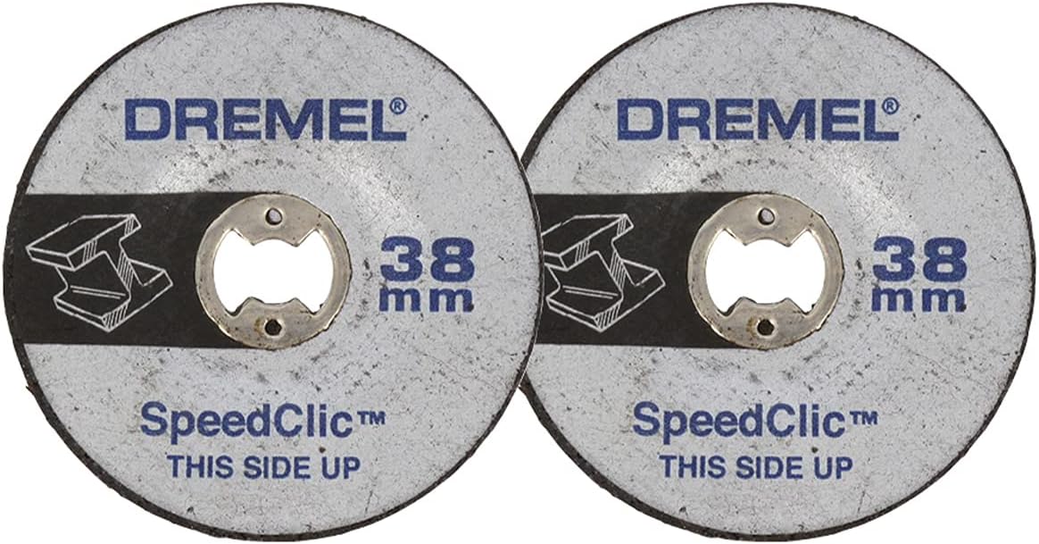 Dremel 541 Grinding Wheels Accessory Set, 2 Aluminium Oxide Grinding Wheels for Grinding and