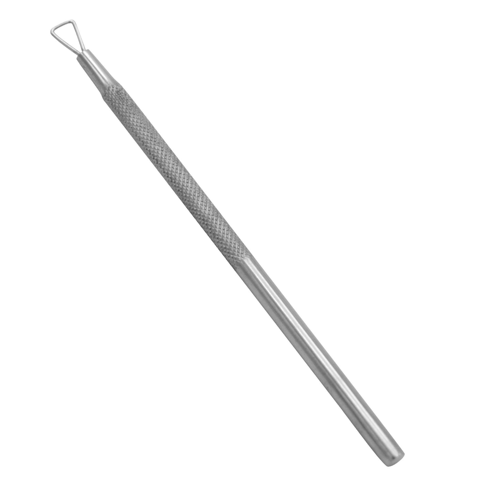 Cuticle Pusher Dual Sided Shaped Double Ended Cuticle Pusher Remover Cleaner Sharp Edge (Single)