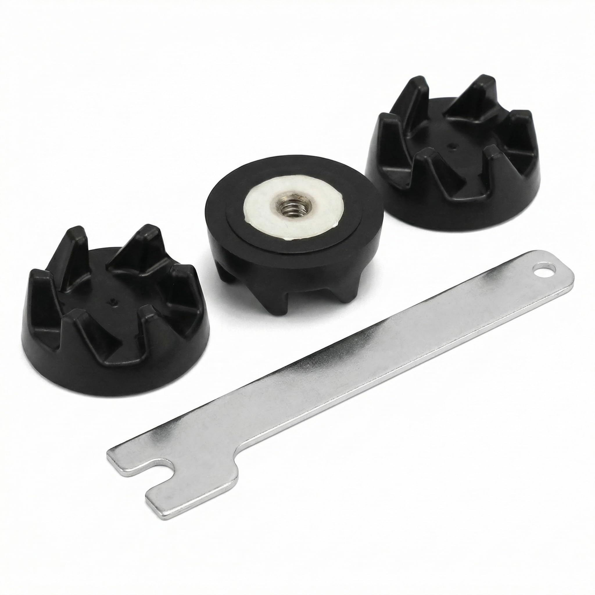 QWORK® 3 Pack Blender Coupler for KitchenAid 9704230, Replacement Blender Rubber Coupler Gear Clutch with Spanner, Compatible with KitchenAid KSB52, KSB5, 5KSB52 and 5KSB5