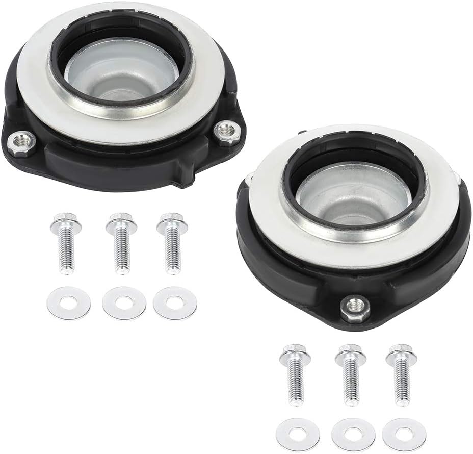 ECCPP Pair of 2 Suspension Front Strut Mounts for 1J0412331C, 1J0513353D, 1K0412331B, 1K0412331C, 1K0513353G, 1K0513353H