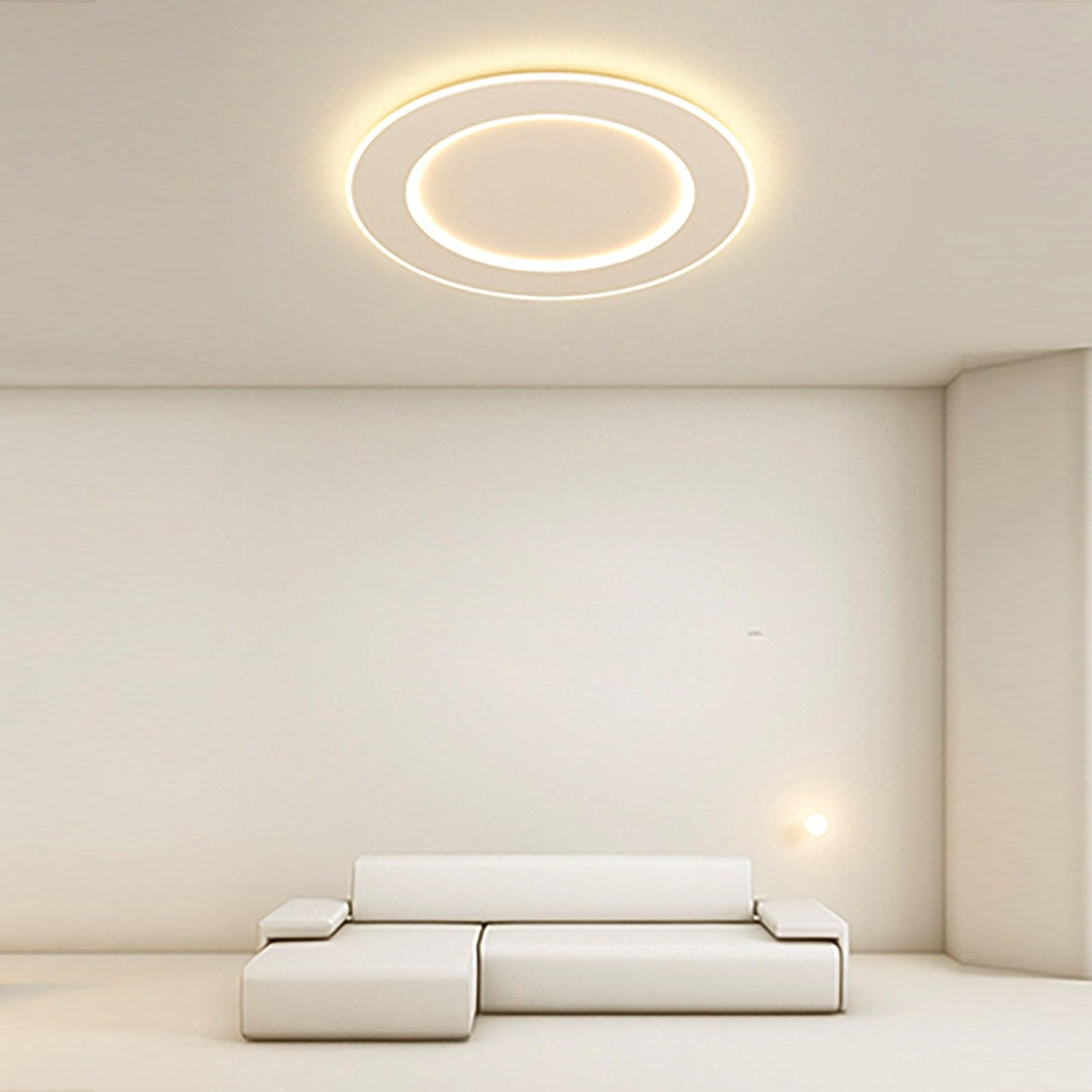 Chrees Lámpara de Techo LED Moderna con Montaje Empotrado, Accesorio
