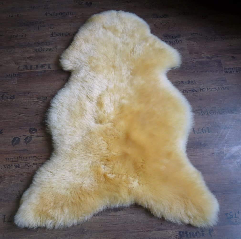 ÖKO Schaffell Lammfell medizinisch gegerbt waschbar Größe M-XXL 110-120cm