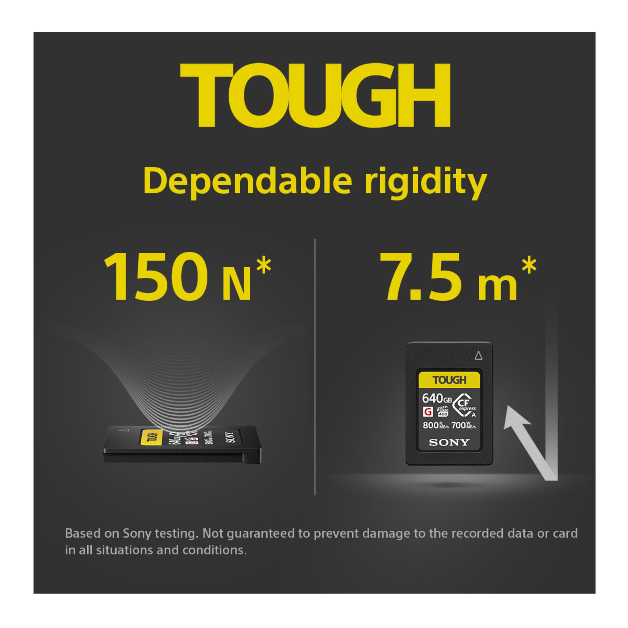 Amazon.com: Sony 480GB CFexpress Type A Tough Memory Card - 1800MB