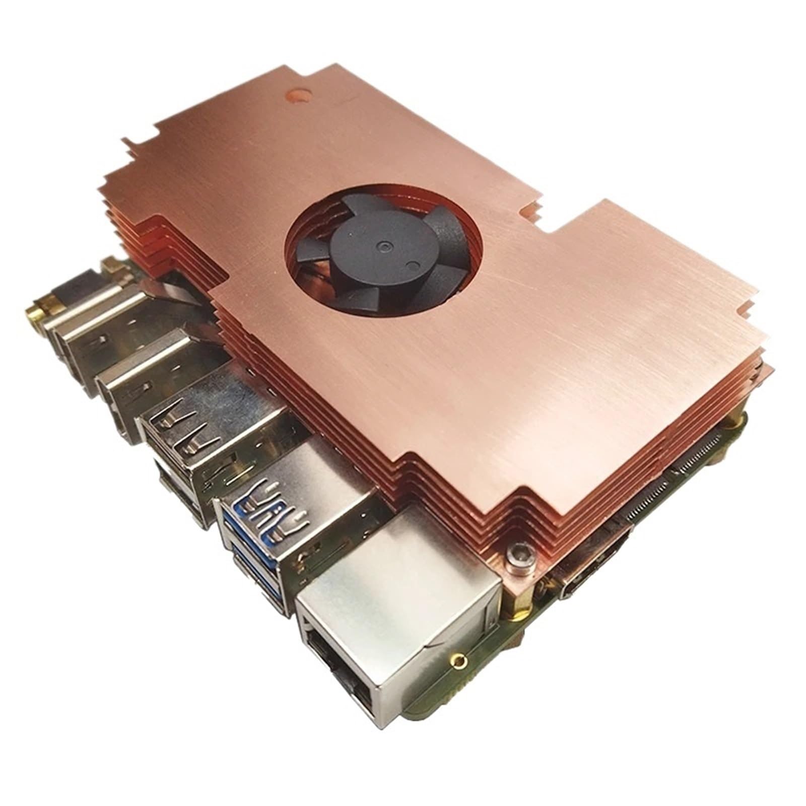 Dissipateur Rock 5B boîtier cuivre ventilateur pour serveur continu