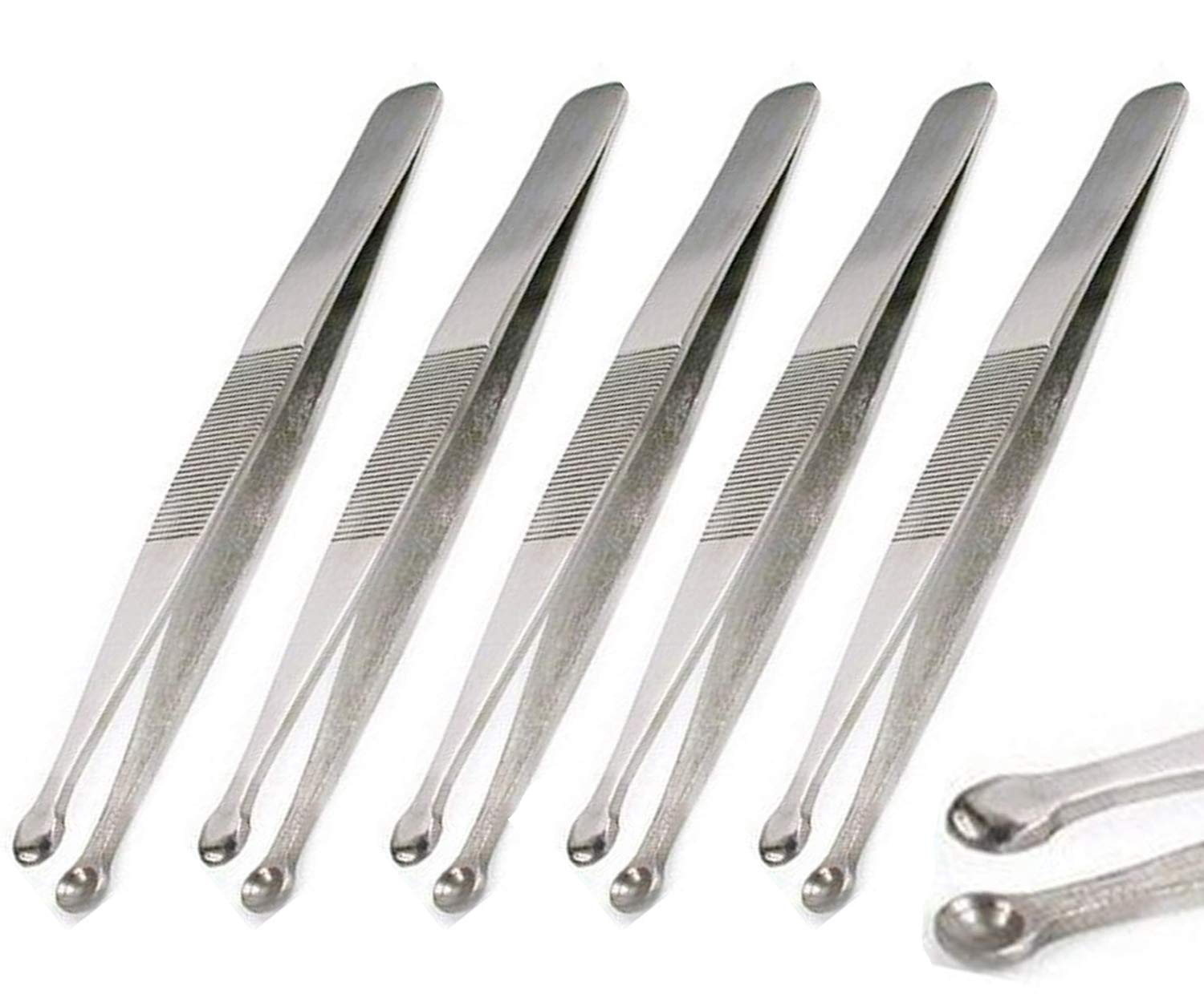 OdontoMed2011® 5 Pieces Pearl Tweezers Bead Holding ODM
