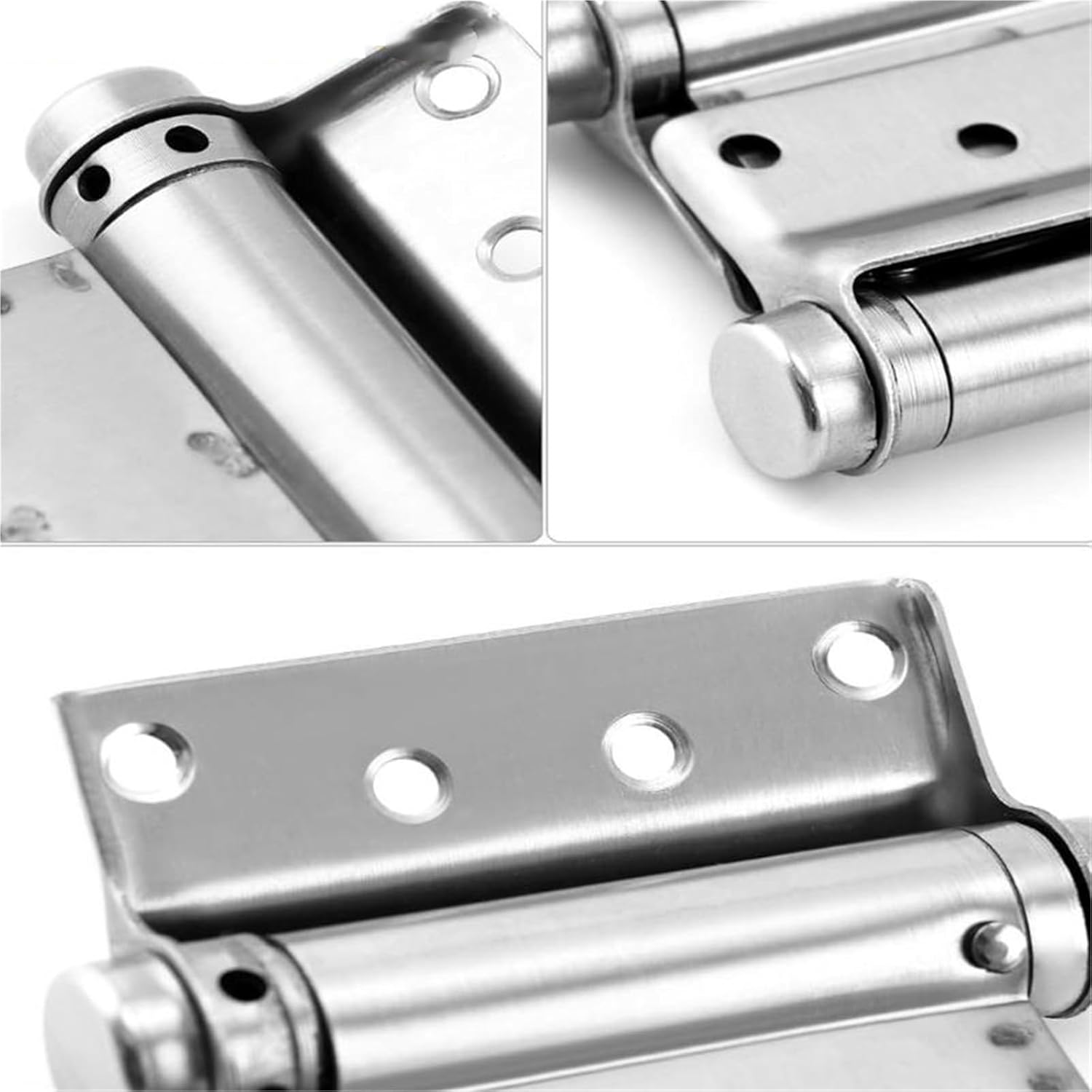 Adjustable Hinges Door Closing Hinges 2pcs 3Inch Aligning Spring Hinge for Automatic Door Closing
