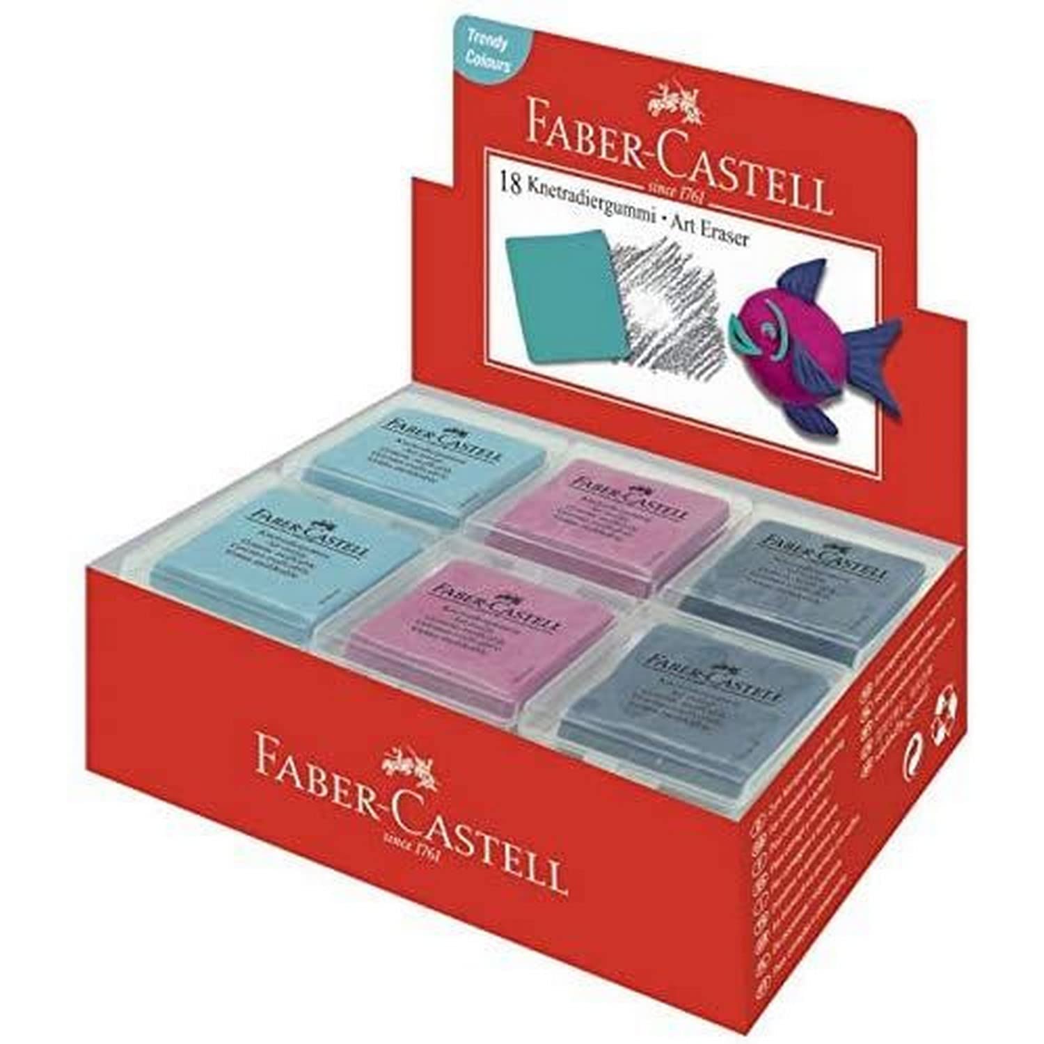 Faber-Castell Kneadable Eraser Trend 20 Plastic