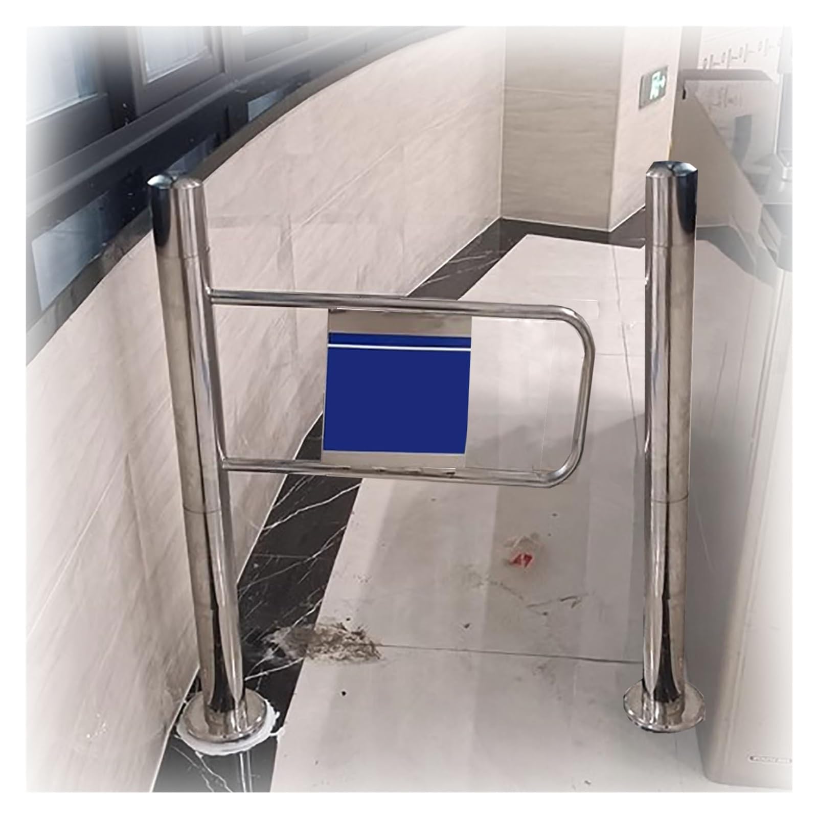 Cancello di Sicurezza a Molla, Porta a Chiusura Automatica Larga 20-34" per corridoi, Accesso unidirezionale Resistente per pedoni Interni, Ingresso Sicuro del Canale (39,3")