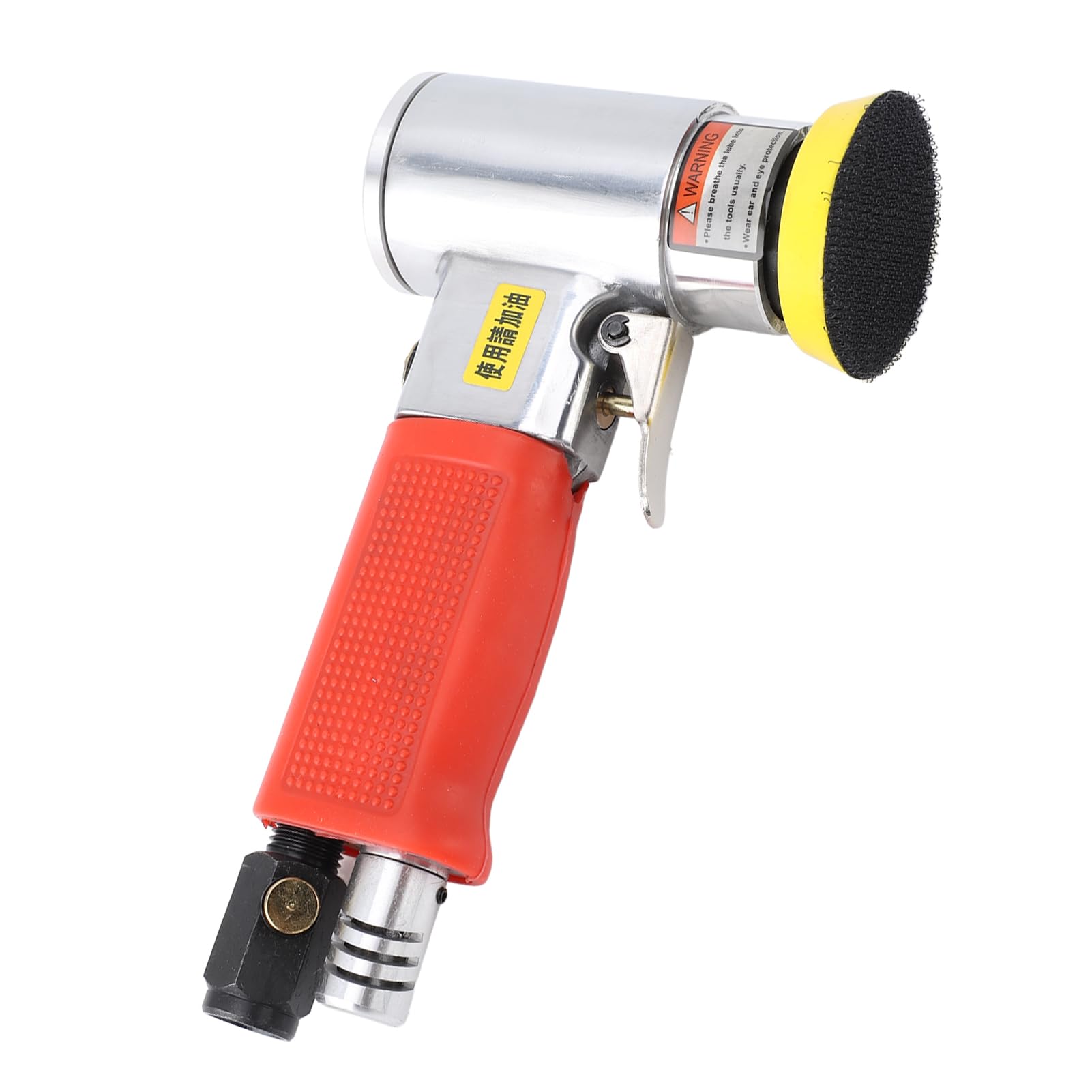 Kit de lijadora orbital aleatoria mini de 2 y 3 pulgadas, lijadora-pulidora neumática de alta velocidad, herramienta accionada por aire con control de velocidad continuo para el