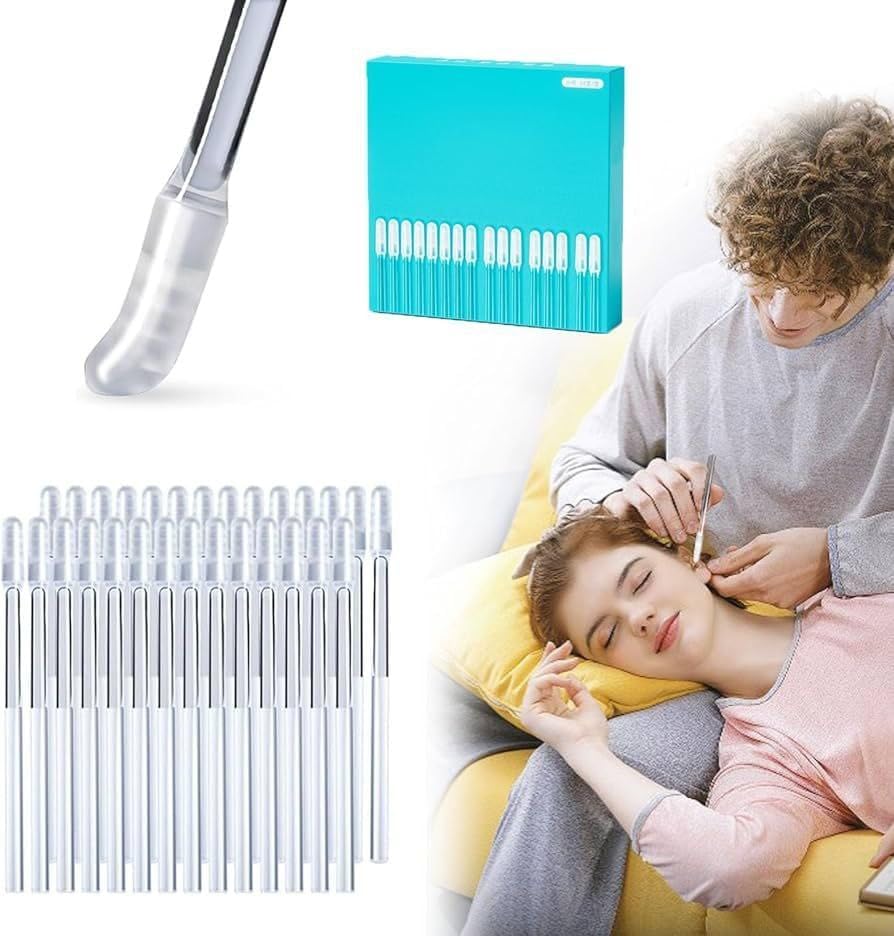 24Pcs Reusable Silicone Ear Wax Cleaner Sticks – Gentle Ear Pick Swabs for Adults, Kids & Seniors, Soft Ear Cleaning Tool for Safe Ear Hygiene, Travel-Friendly & Washable Kit-picture-30